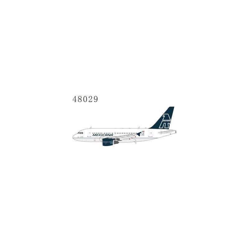 Pre - Order NG Models 48029 1:400 Mexicana A318 - 100 XA - UBQ (old colors)