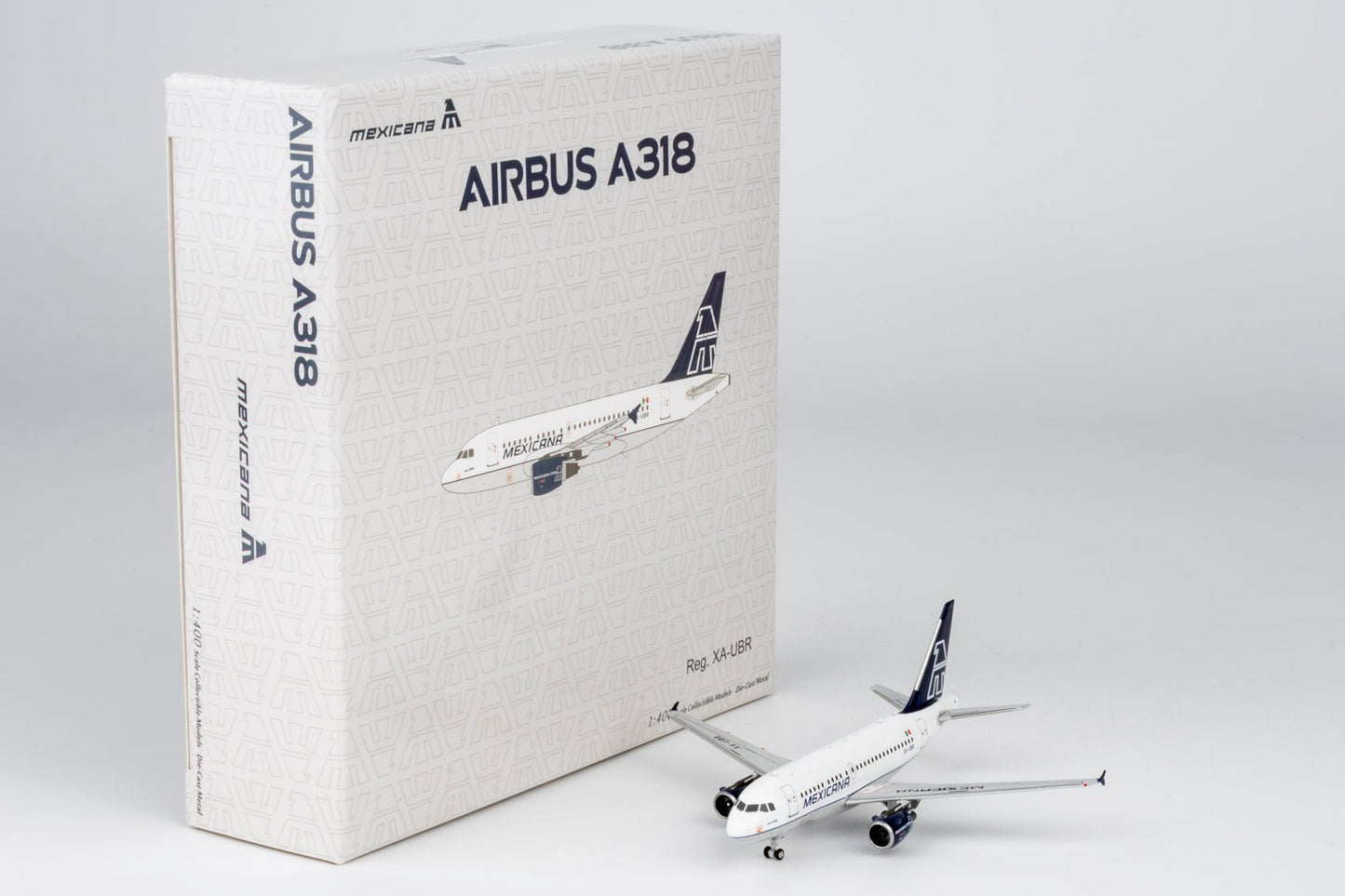 Pre-Order NG Models 48030 1:400 Mexicana A318-100 XA-UBR (old colors)