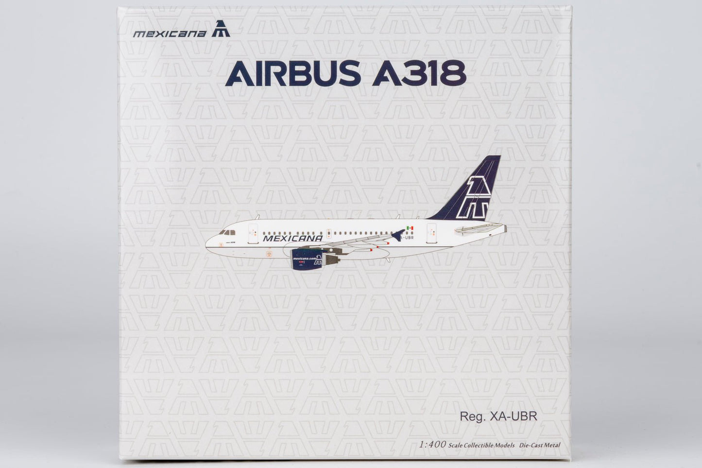 Pre-Order NG Models 48030 1:400 Mexicana A318-100 XA-UBR (old colors)