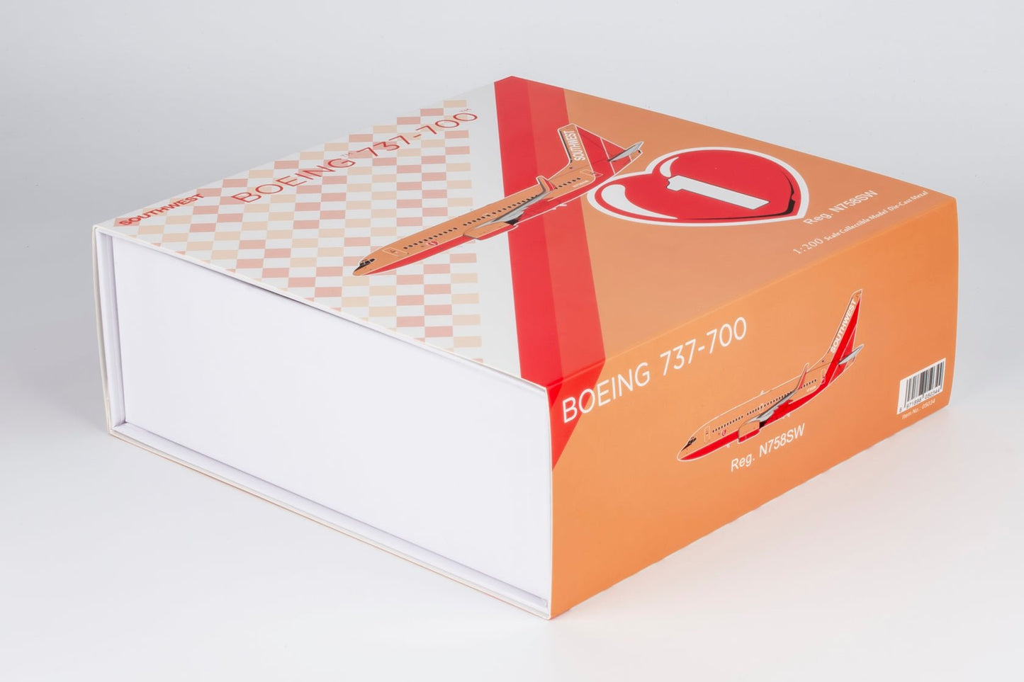 Pre-Order NG Models 5034 1:200 Southwest Airlines 737-700/w N758SW Mustard rocket livery with winglets