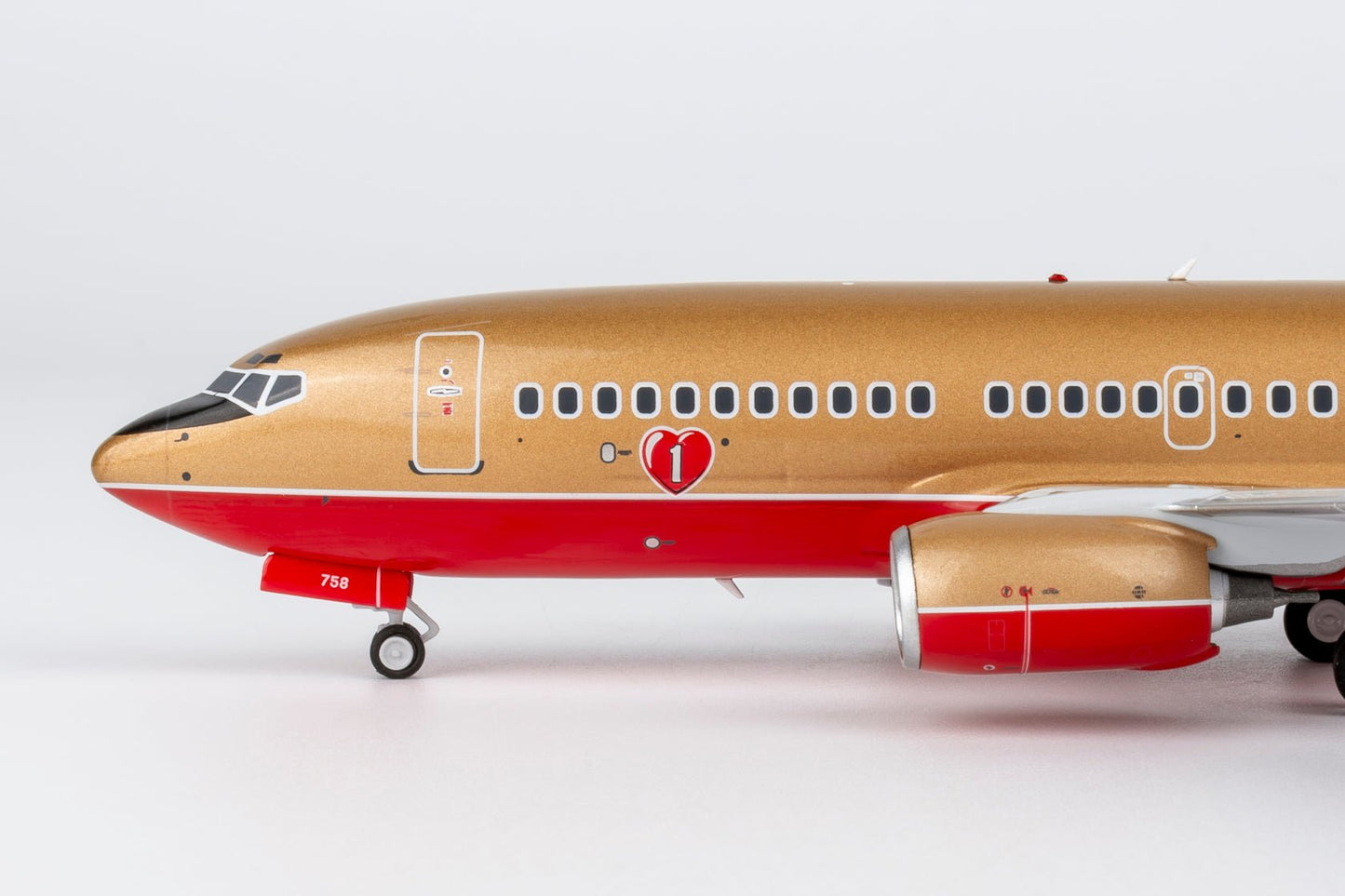 Pre-Order NG Models 5034 1:200 Southwest Airlines 737-700/w N758SW Mustard rocket livery with winglets
