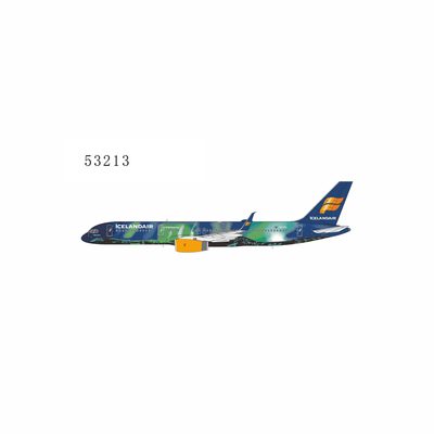 Pre - Order NG Models 53213 1:400 Icelandair 757 - 200/w TF - FIU (Aurora (Northern Lights))