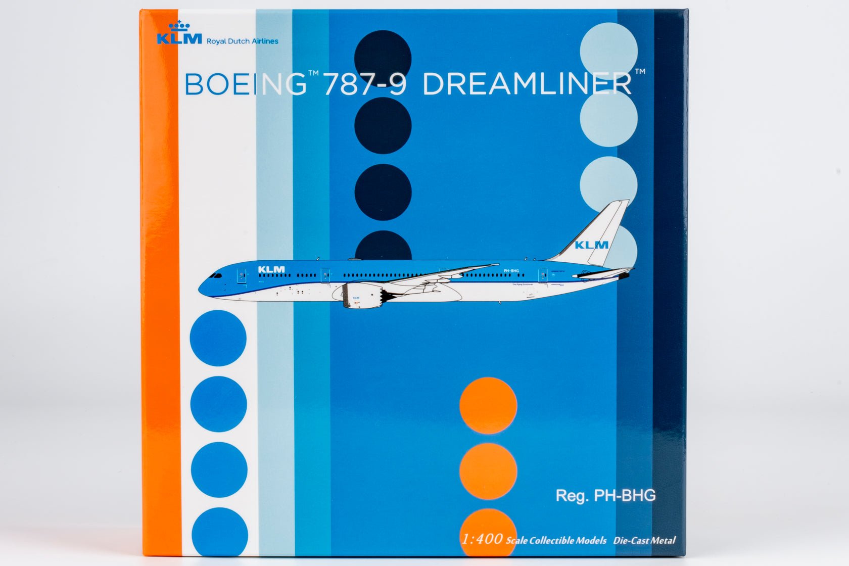 Pre-Order NG Models 55151 1:400 KLM Royal Dutch Airlines 787-9 Dreamliner PH-BHG (KLM logo's without the crown)