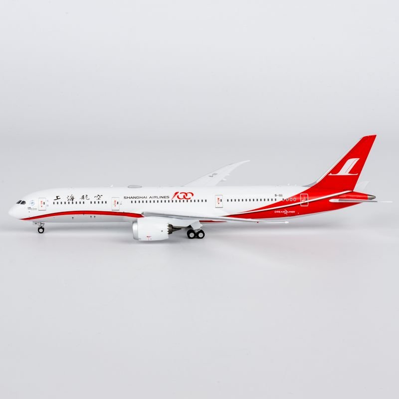 Pre - Order NG Models 55170 1:400 Shanghai Airlines 787 - 9 Dreamliner B - 1111 (the Shanghai Airlines' 100th aircraft)