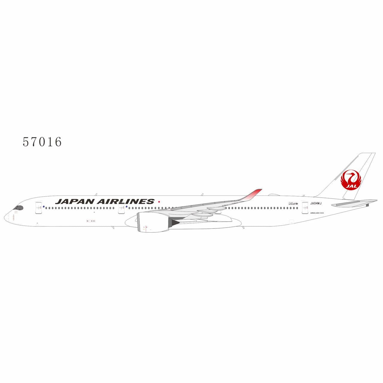 NG Models 57016 1:400 Japan Airlines (JAL) A350-1000 JA04WJ – MTS