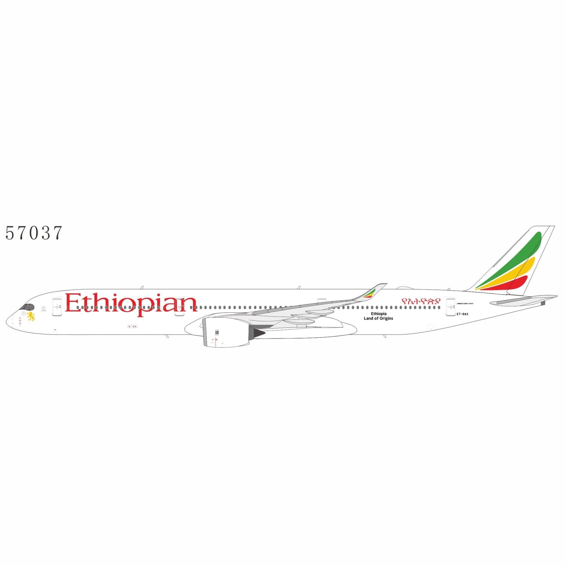 Pre-Order NG Models 57037 1:400 Ethiopian Airlines A350-1000 ET-BAX
