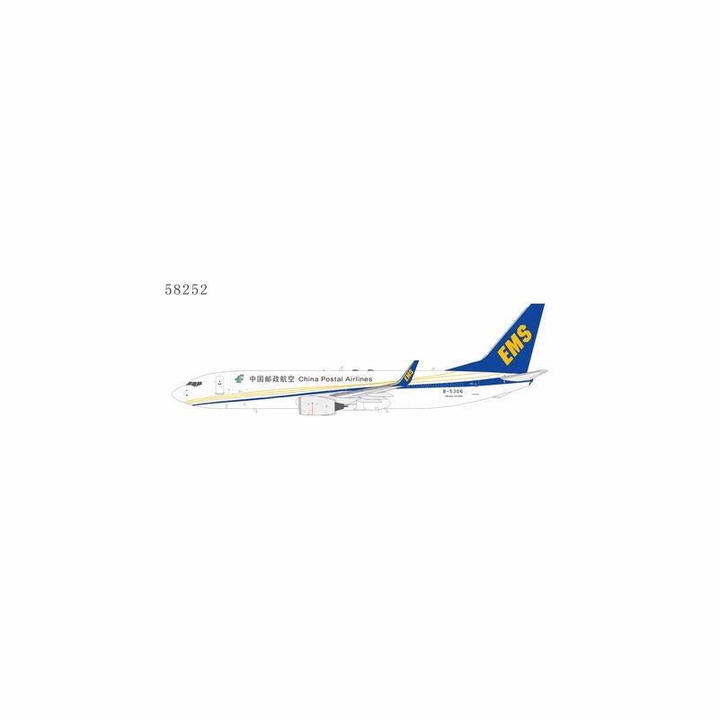 Pre - Order NG Models 58252 1:400 China Postal Airlines 737 - 800BCF/w B - 5306