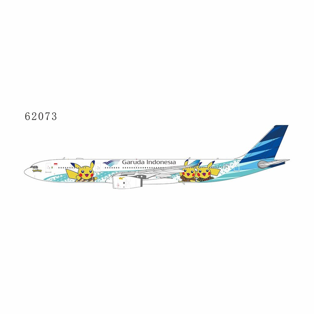 Pre - Order NG Models 62073 1:400 Garuda Indonesia A330 - 300 PK - GPY (Pikachu Jet GA - 2)
