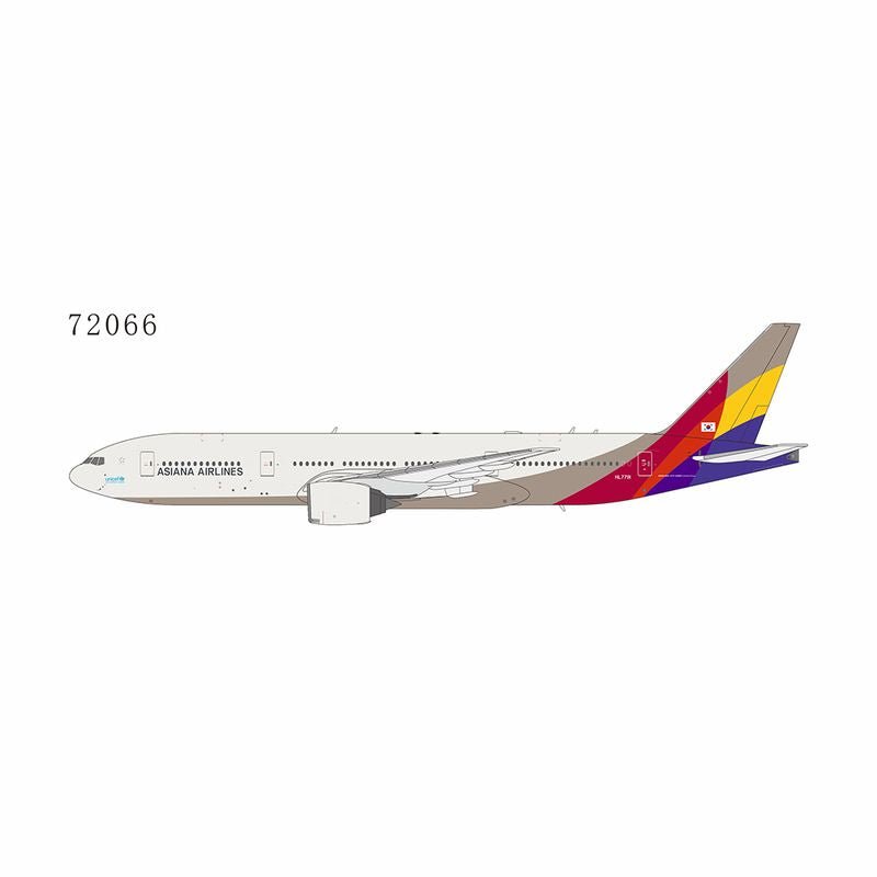 その他 ASIAN AIRLINES Boeing 777-200ER 1/180 Asiana Airlines B777-200ER (1:200 scale) – Tuskegee Flyer