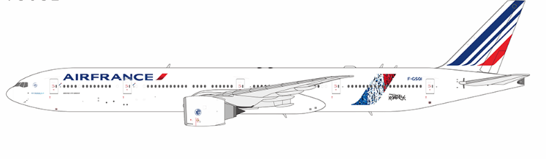 NG Models 73052 1:400 Air France 777 - 300ER F - GSQI (JonOne graffiti livery)