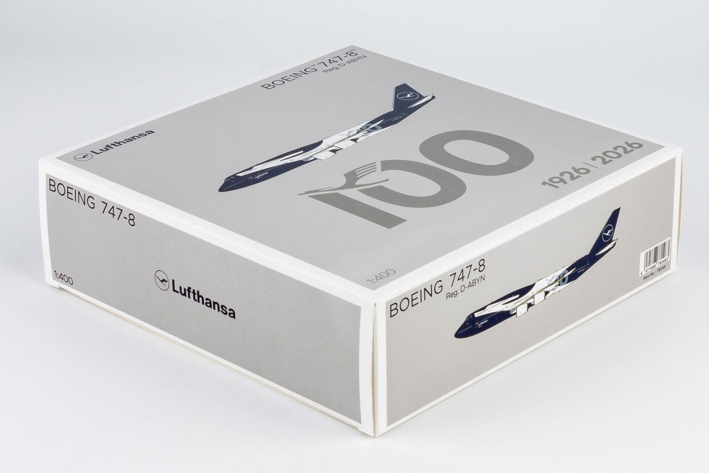 Pre-Order NG Models 78046 1:400 Lufthansa 747-8i D-ABYN (100 Years Anniversary)