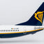 Pre-Order NG Models 8066 1:200 Ryanair 737-800/w EI-DYL current colors with scimitar winglets