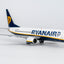 Pre-Order NG Models 8066 1:200 Ryanair 737-800/w EI-DYL current colors with scimitar winglets
