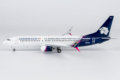 Pre-Order NG Models 8067 1:200 Aeromexico 737-800/w N957AM new paint with scimitar winglets; "La Aerolínea Más Puntual Del Mundo" titles