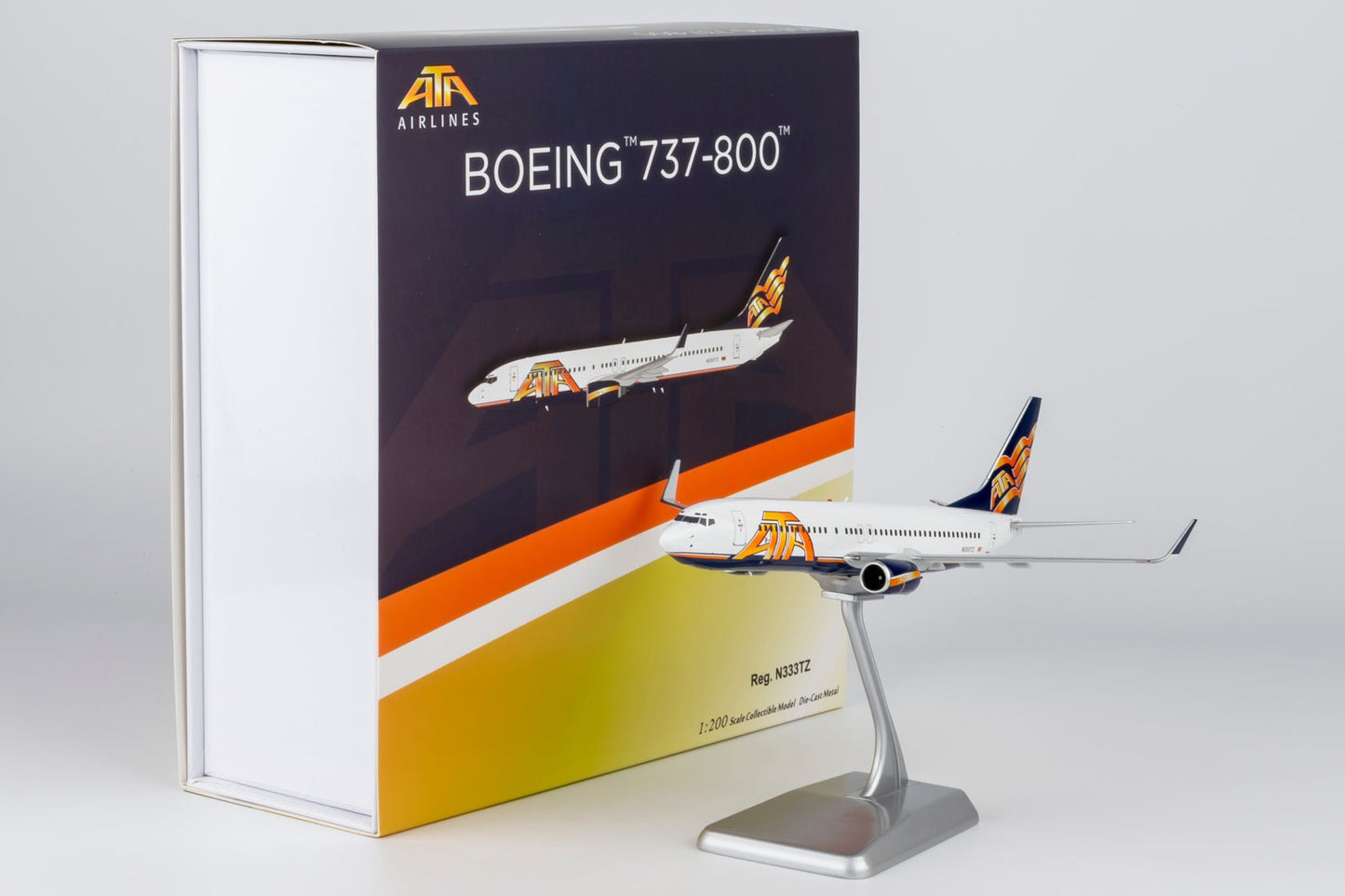 Pre-Order NG Models 8069 1:200 American Trans Air - ATA Airlines 737-800/w N333TZ