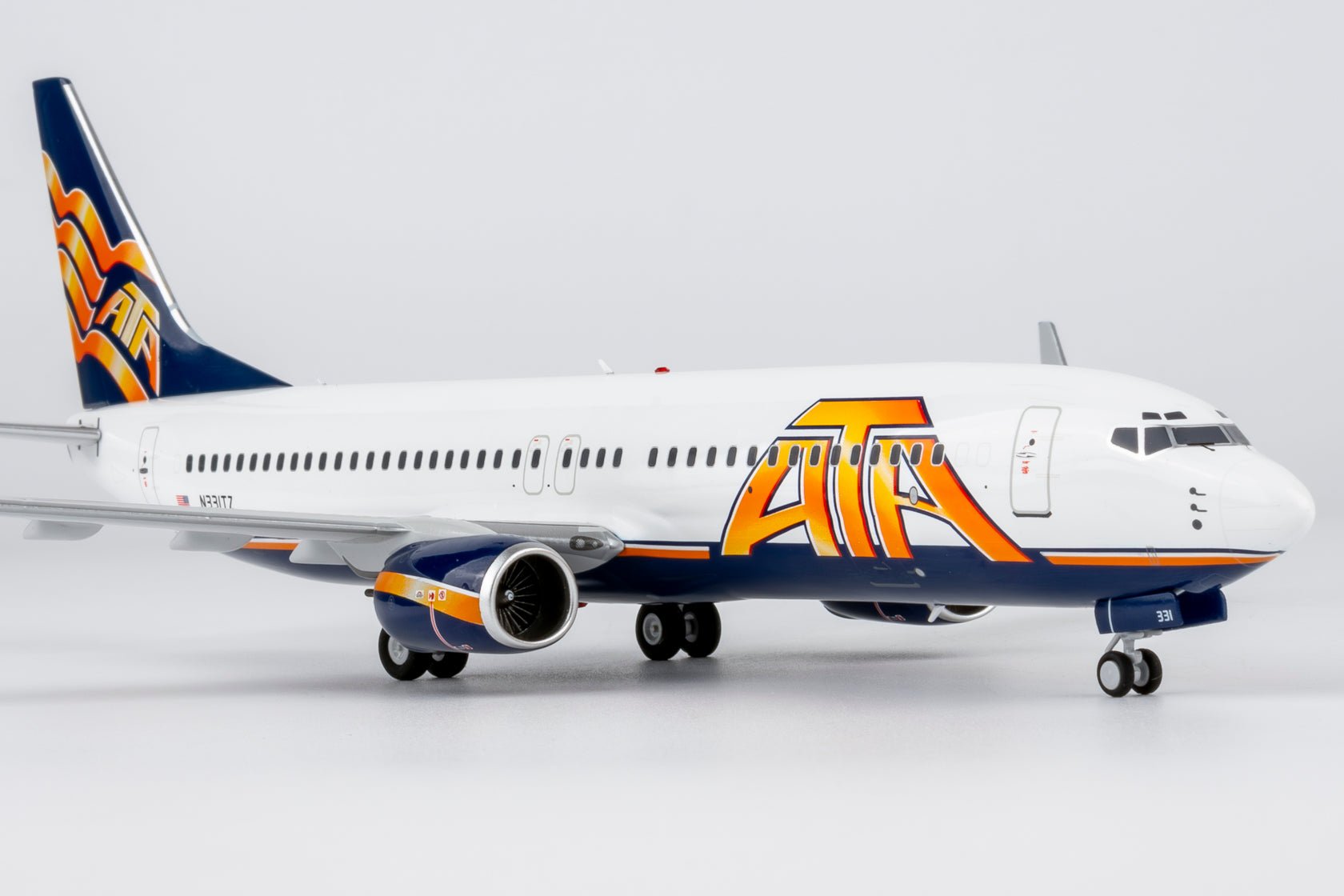 Pre-Order NG Models 8070 1:200 American Trans Air - ATA Airlines 737-800/w N331TZ