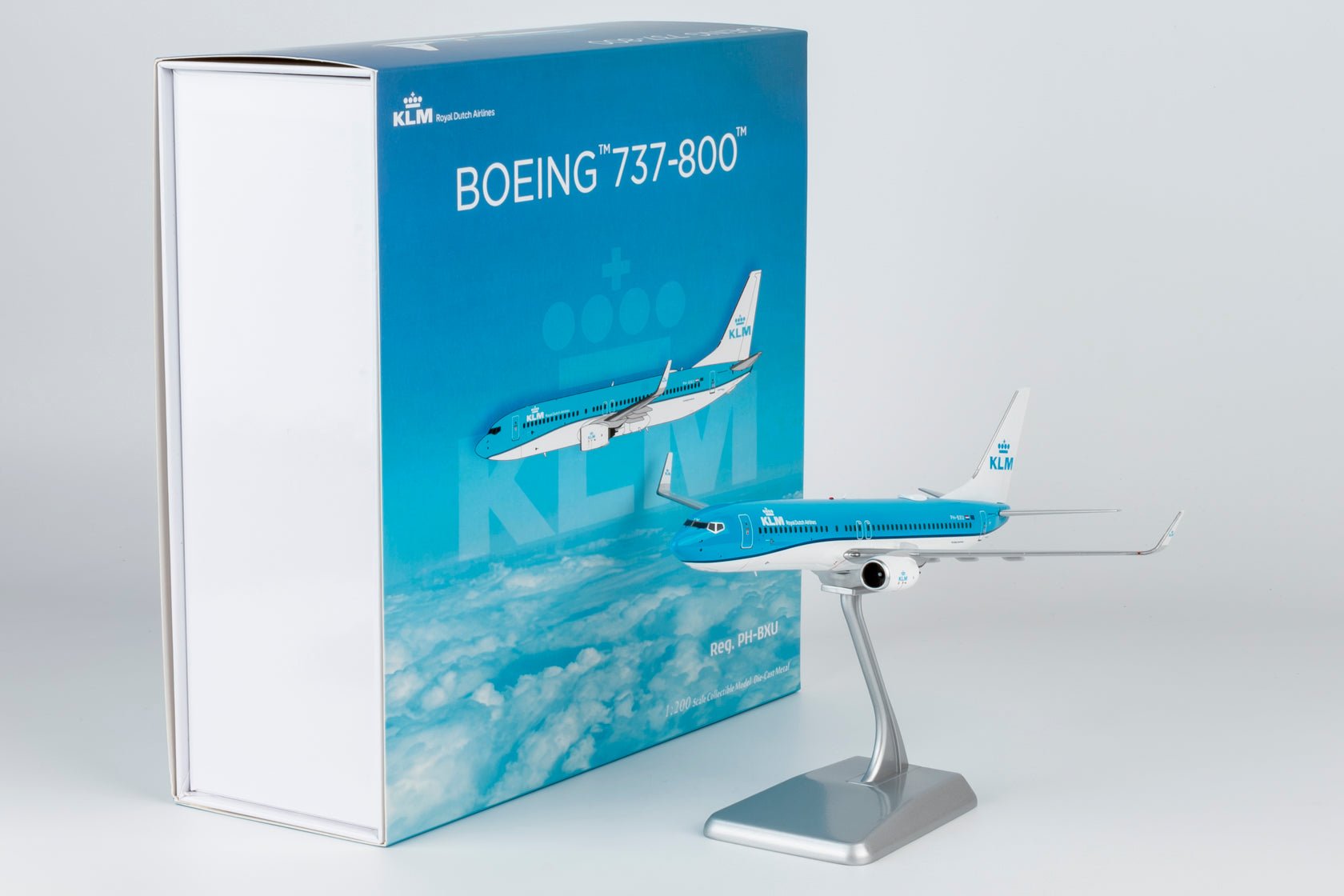 Pre-Order NG Models 8071 1:200 KLM Royal Dutch Airlines 737-800/w PH-BXU new colors
