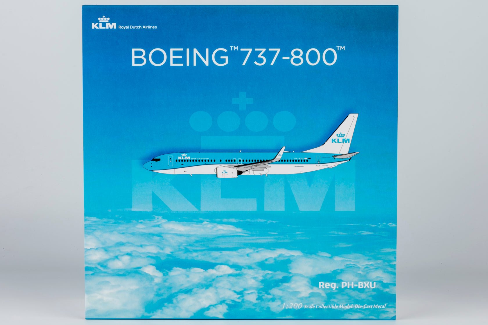 Pre-Order NG Models 8071 1:200 KLM Royal Dutch Airlines 737-800/w PH-BXU new colors