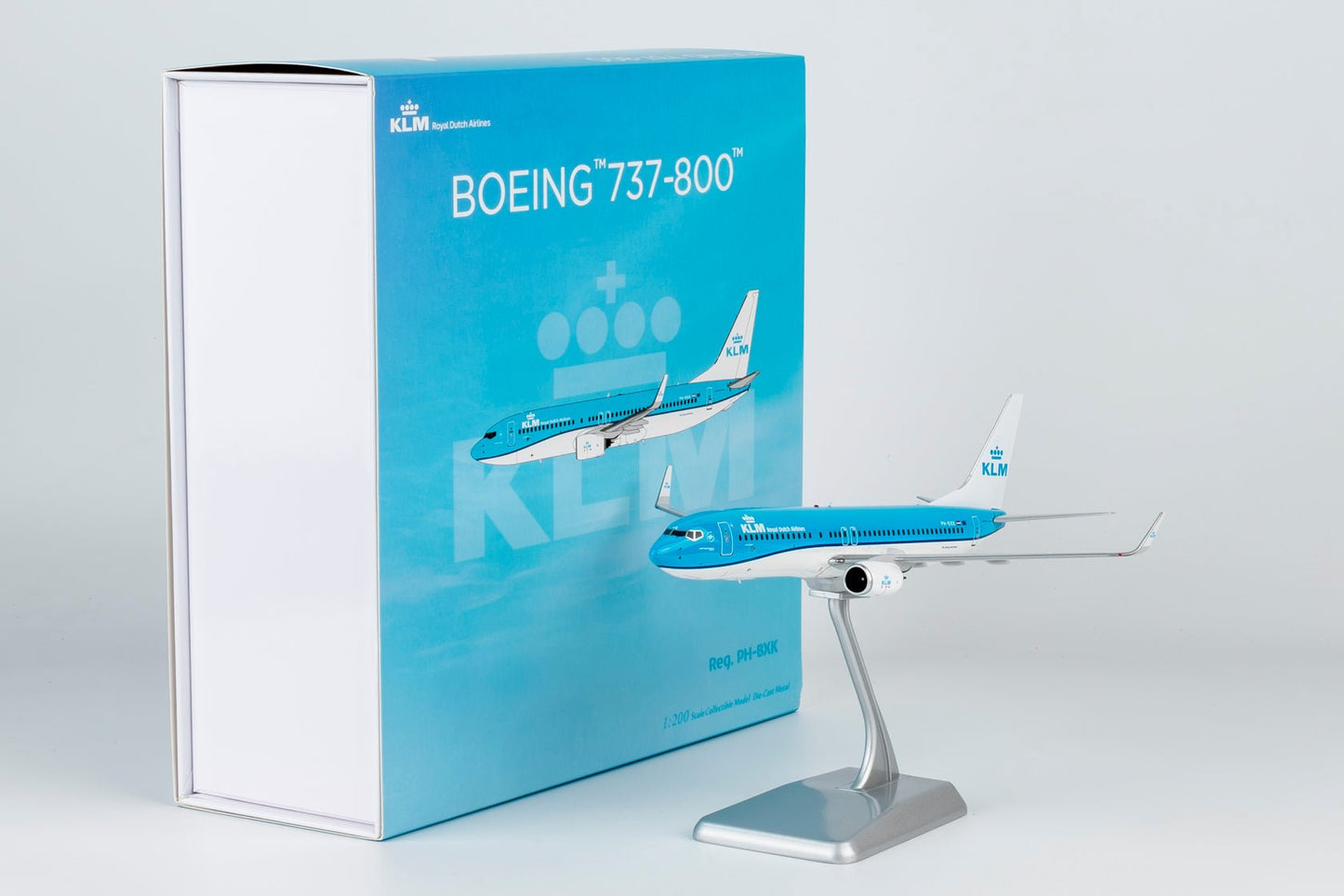 Pre-Order NG Models 8072 1:200 KLM Royal Dutch Airlines 737-800/w PH-BXK new colors