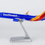 Pre-Order NG Models 8073 1:200 Southwest Airlines 737-800/w N8657B Heart livery with halogen landing lights; with scimitar winglets