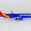 Pre-Order NG Models 8073 1:200 Southwest Airlines 737-800/w N8657B Heart livery with halogen landing lights; with scimitar winglets