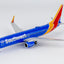 Pre-Order NG Models 8073 1:200 Southwest Airlines 737-800/w N8657B Heart livery with halogen landing lights; with scimitar winglets