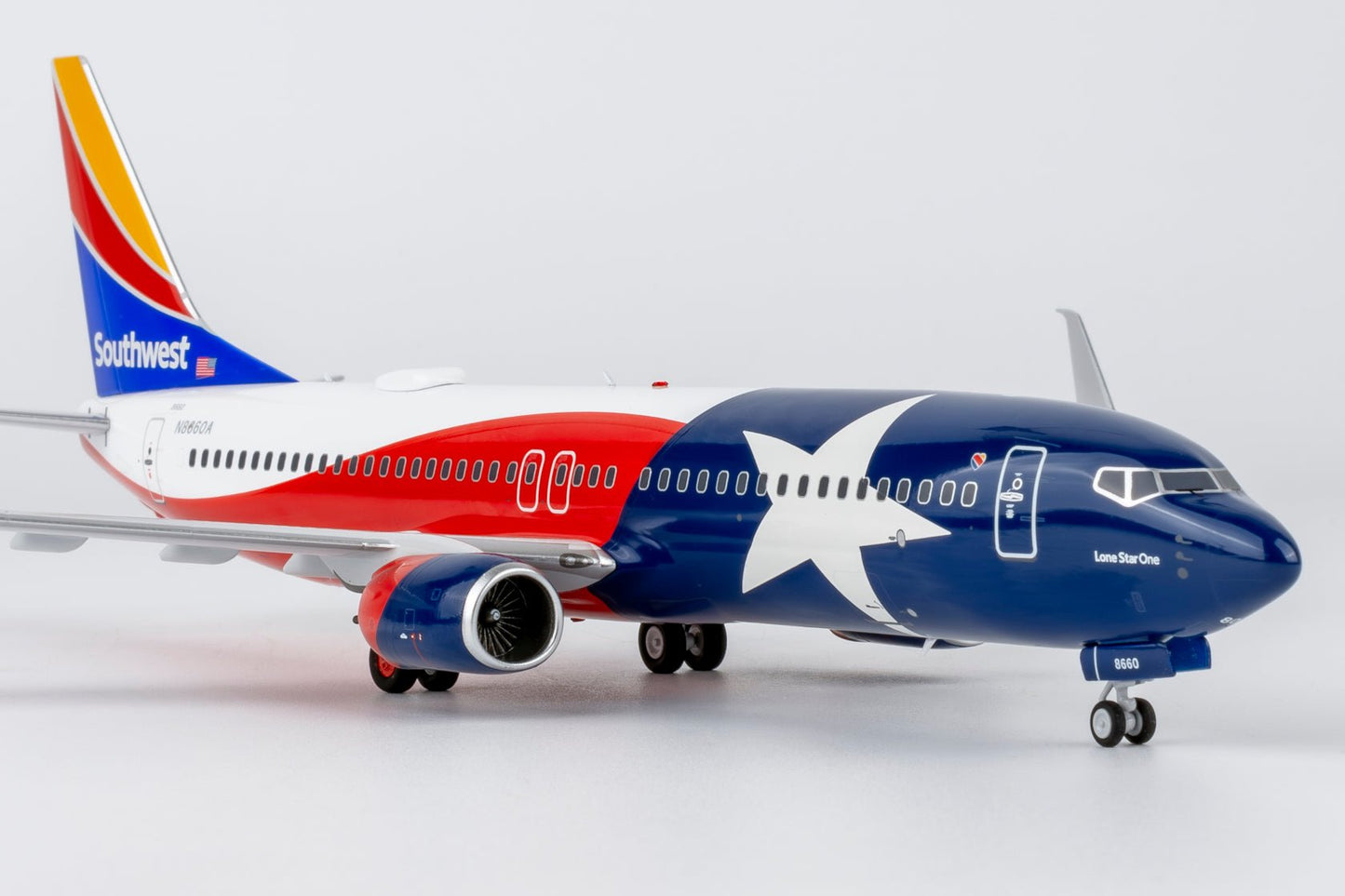 Pre-Order NG Models 8074 1:200 Southwest Airlines 737-800/w N8660A new "Lone Star One"