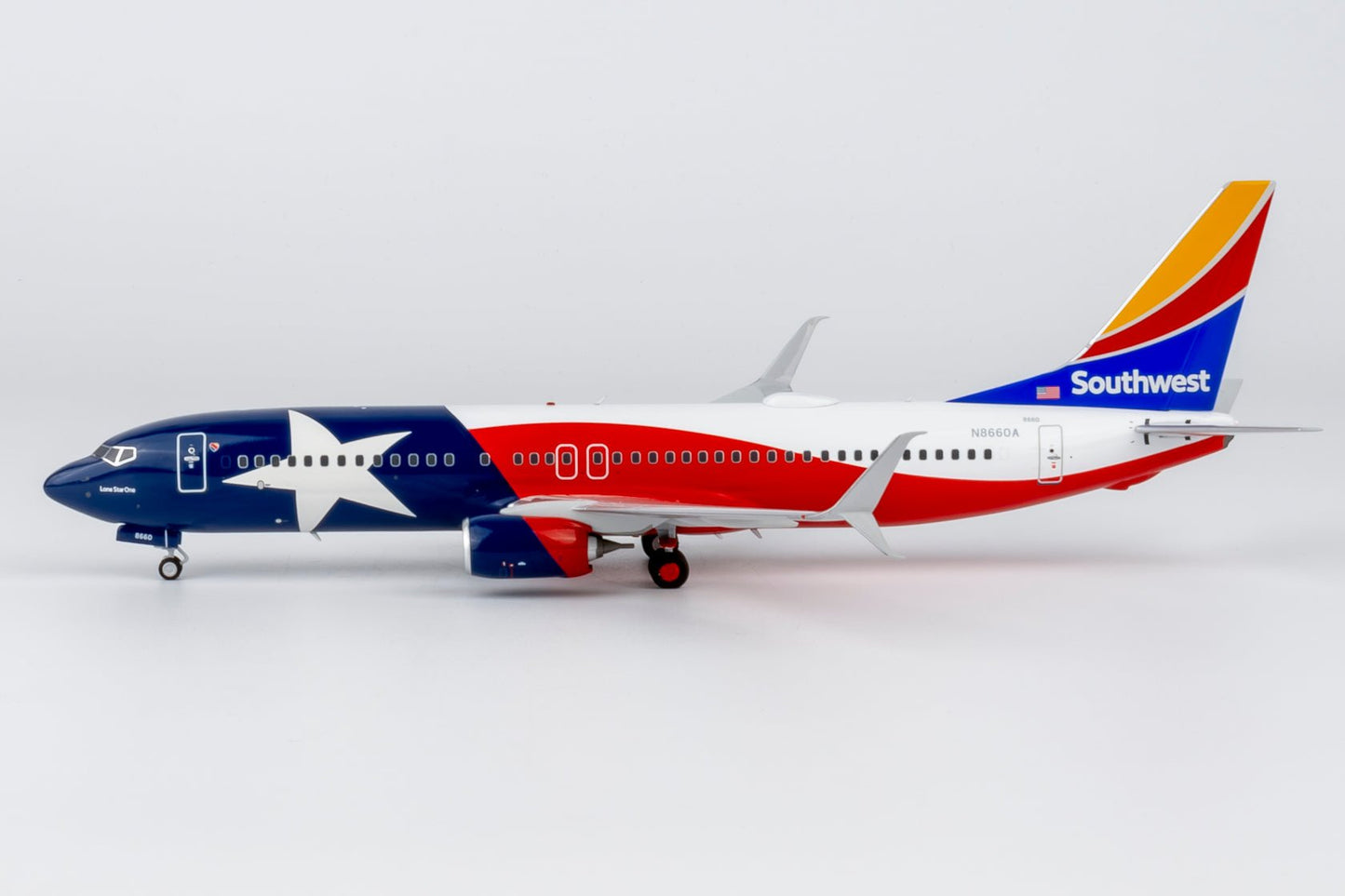Pre-Order NG Models 8074 1:200 Southwest Airlines 737-800/w N8660A new "Lone Star One"
