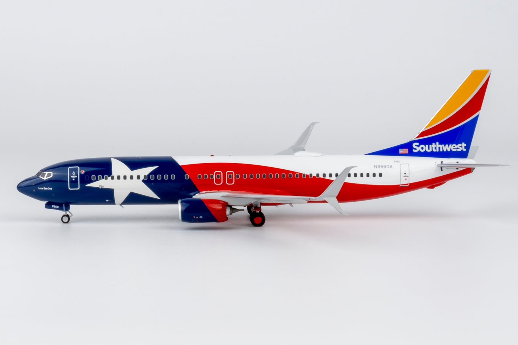 Pre-Order NG Models 8074 1:200 Southwest Airlines 737-800/w N8660A new "Lone Star One"