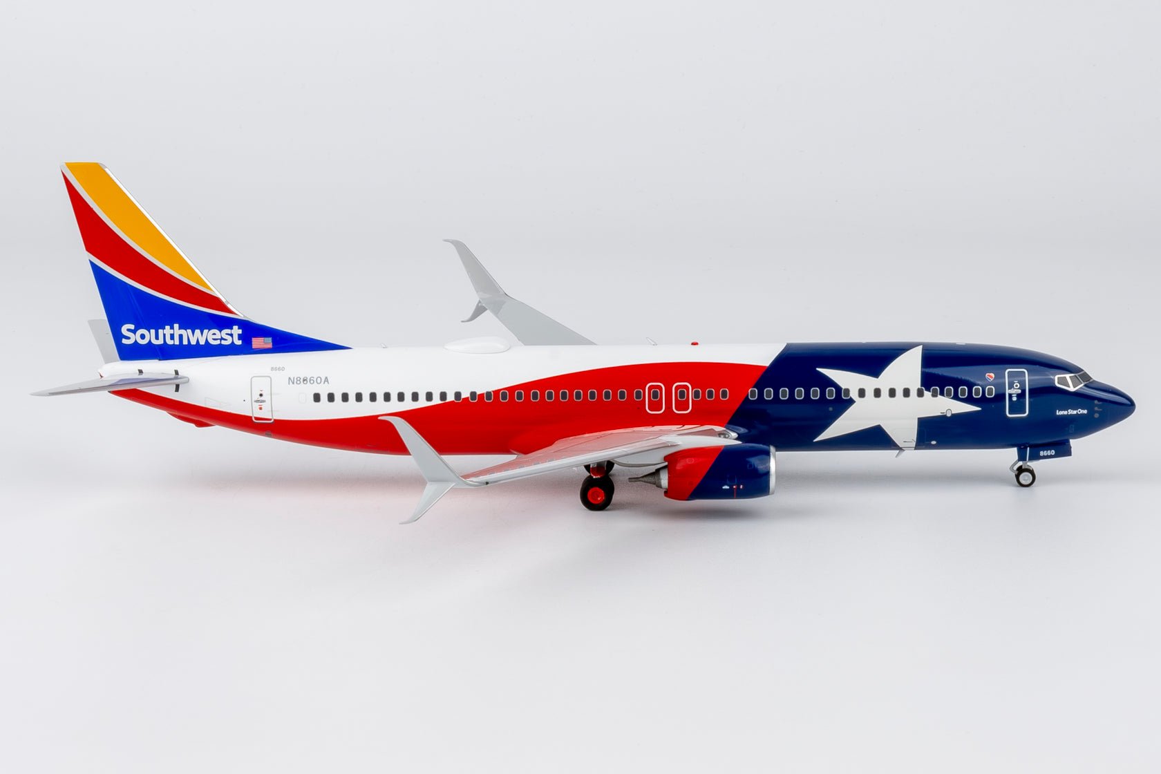 Pre-Order NG Models 8074 1:200 Southwest Airlines 737-800/w N8660A new "Lone Star One"
