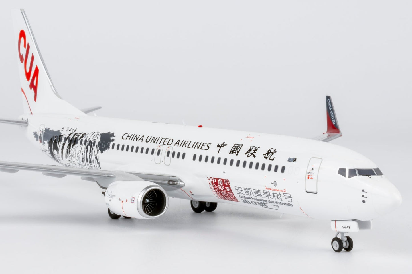 Pre-Order NG Models 8076 1:200 China United Airlines 737-800/w B-5448 Anshun Huangguoshu Waterfalls 安顺黄果树号