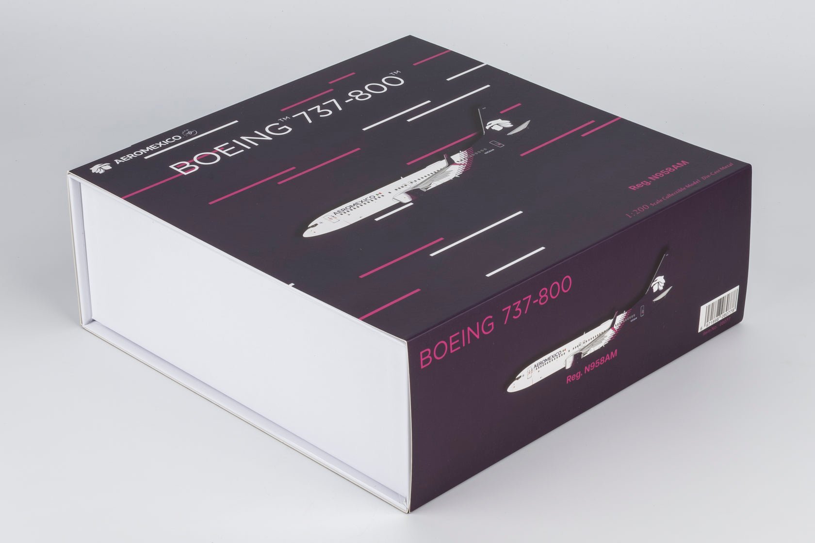 Pre-Order NG Models 8077 1:200 Aeromexico 737-800/w N958AM new paint with scimitar winglets