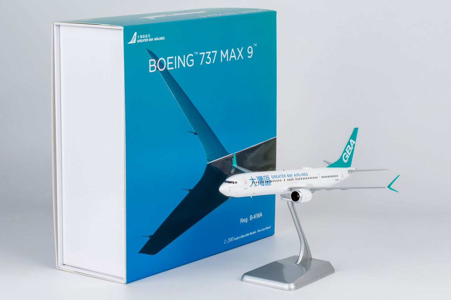 Pre-Order NG Models 94009 1:200 Greater Bay Airlines 737 MAX 9 B-KWA the first 737 MAX 9 for Greater China
