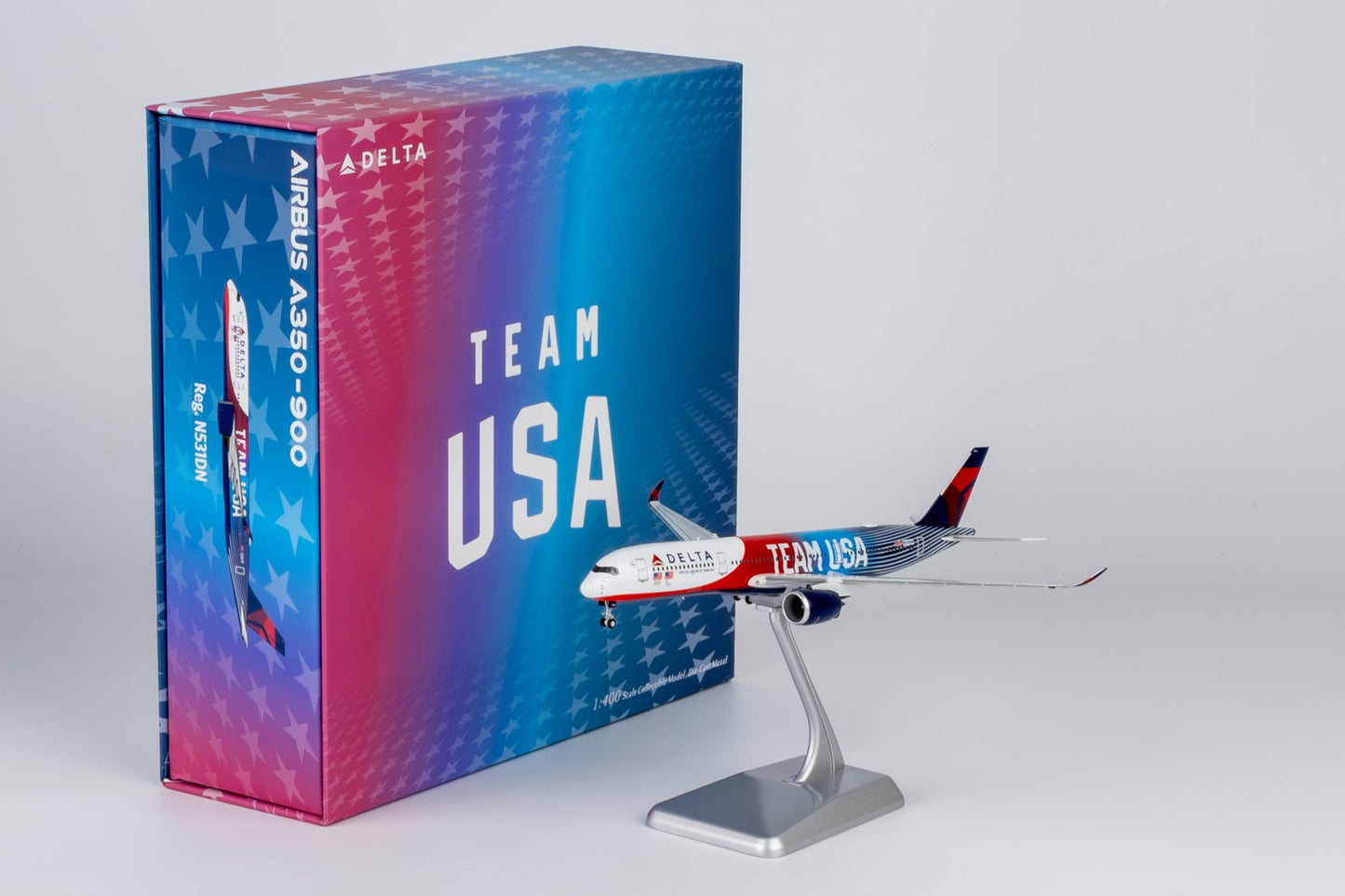 Pre-Order NG Models ULTIMATE 39123 1:400 Delta Air Lines A350-900 N531DN (TEAM USA 3)