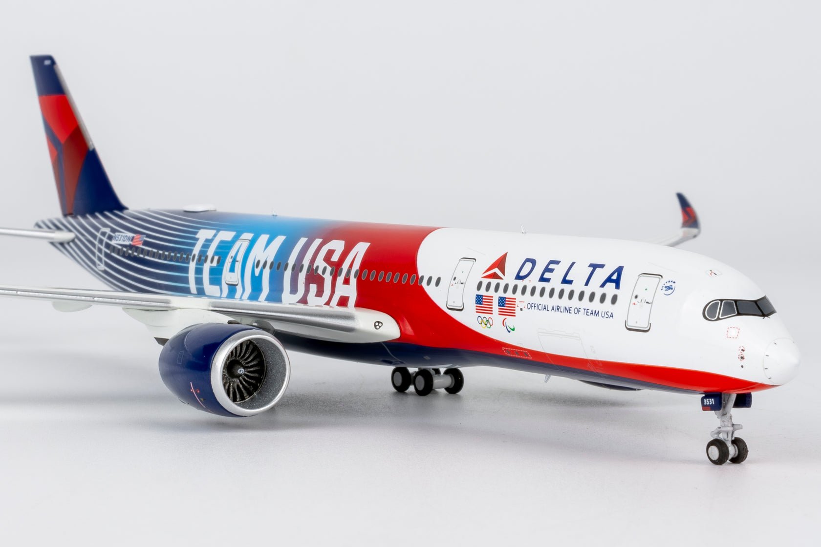 Pre-Order NG Models ULTIMATE 39123 1:400 Delta Air Lines A350-900 N531DN (TEAM USA 3)