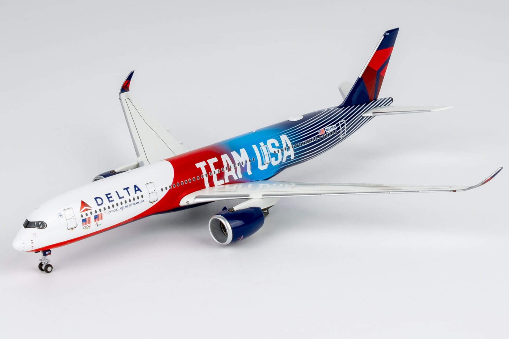 Pre-Order NG Models ULTIMATE 39123 1:400 Delta Air Lines A350-900 N531DN (TEAM USA 3)