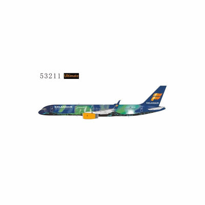 Pre - Order NG Models ULTIMATE 53211 1:400 Icelandair 757 - 200/w A321 TF - FIU (Aurora (Northern Lights))