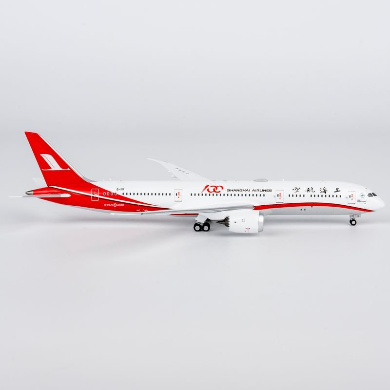 Pre - Order NG Models ULTIMATE 55169 1:400 Shanghai Airlines 787 - 9 Dreamliner B - 1111 (Shanghai Airlines' 100th Aircraft; Exclusive for HEC2026)