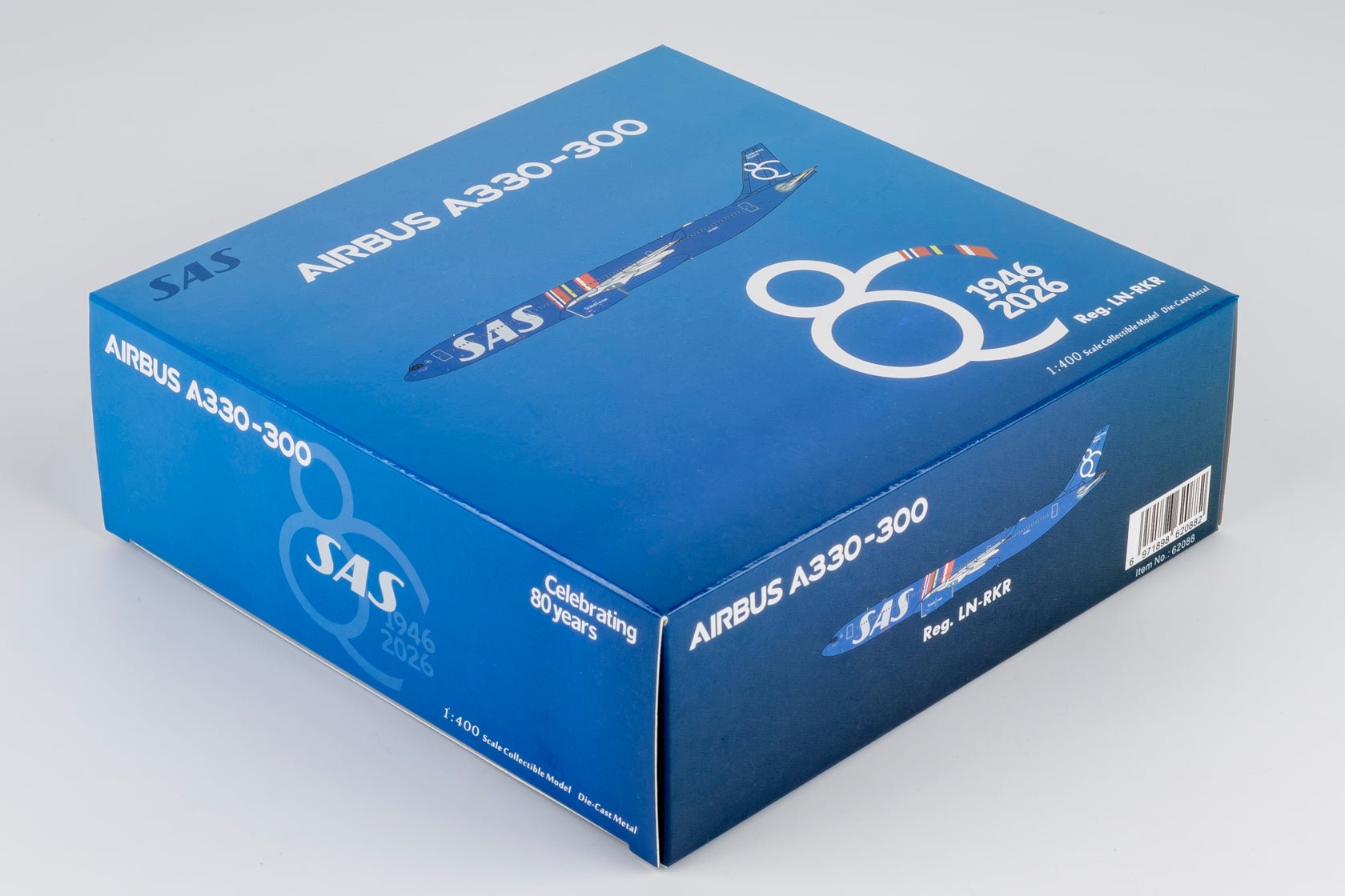 Pre-Order NG Models ULTIMATE 62088 1:400 SAS Scandinavian Airlines A330-300 LN-RKR (Celebrating 80 Years Livery)