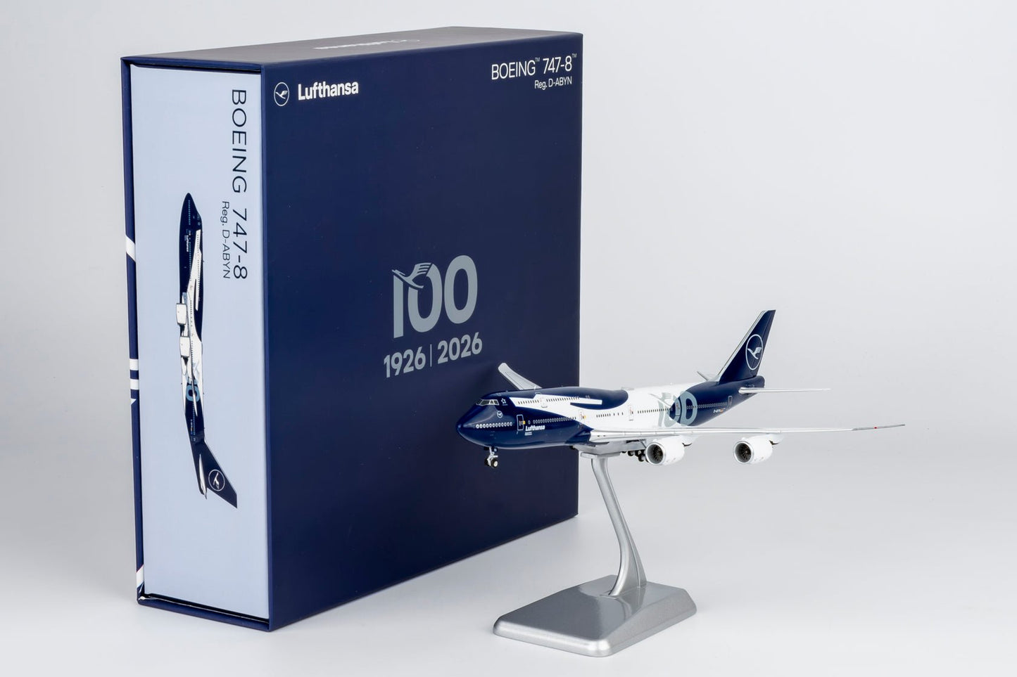 Pre-Order NG Models ULTIMATE 78045 1:400 Lufthansa 747-8i D-ABYN (100 Years Anniversary)