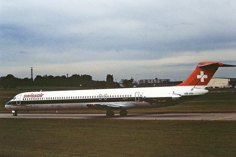 Pre - Order Phoenix 12021 1:400 Swissair MD - 81 HB - INN