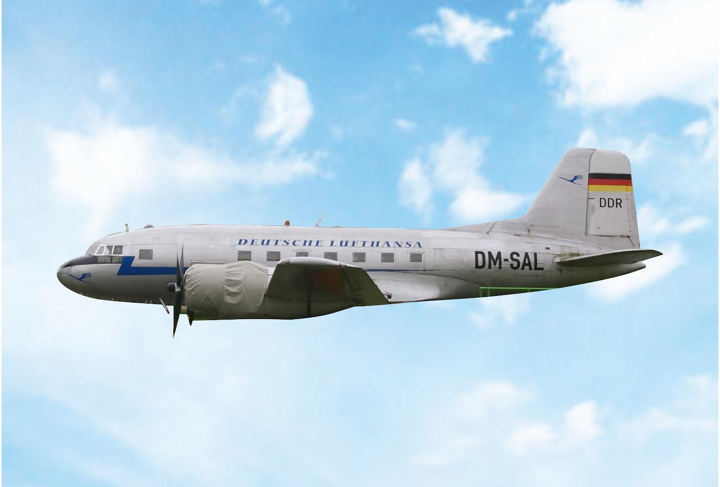 Pre - Order Phoenix Models 02017 1:200 Deutsche Lufthansa Ilyushin Il - 14 DM - SAL