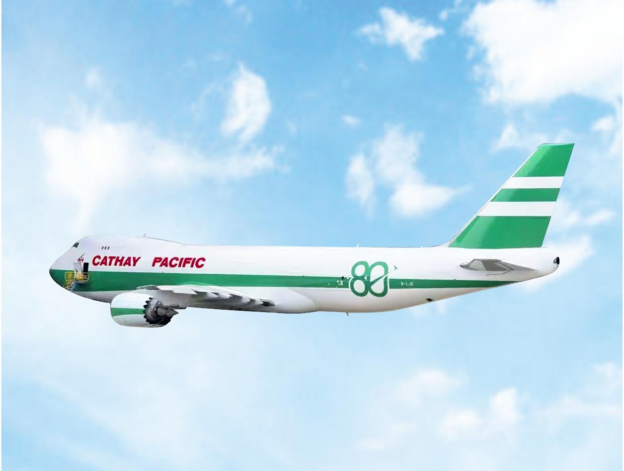 Pre - Order Phoenix Models 04685 1:400 Cathay Pacific Cargo Boeing 747 - 8F "80th Anniversary Retro" B - LJE