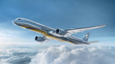 Pre - Order Phoenix Models 04693 1:400 Starlux A350 - 1000 B - 58553 "AIRSORAYAMA Silver"