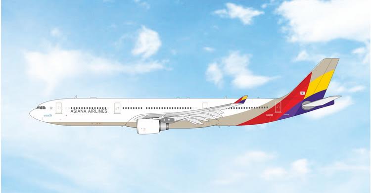 Pre - Order Phoenix Models 04695 1:400 Asiana Airlines A330 - 300 HL8282