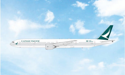 Pre-Order Phoenix Models 04712 1:400 Cathay Pacific B777-300 B-HNF "80 Years"