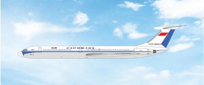 Pre - Order Phoenix Models 12093 1:400 Aeroflot/KLM Il - 62 CCCP - 86653
