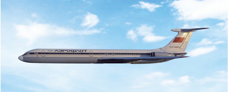 Pre-Order Phoenix Models 12121 1:400 Aeroflot Il-62 CCCP-86667