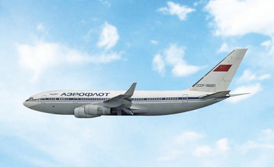 Pre-Order Phoenix Models 12127 1:400 Aeroflot Il-96-300 CCCP-96001