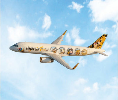 Pre-Order Phoenix Models 4717 1:400 Tigerair Taiwan A320 B-50005 "Momotaro x Tigerbuddy"